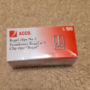 Regal Clips No. 3 Pack Of 2
